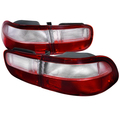 Spec-D Tuning 92-95 Honda Civic Civic Coupe And Sedan Red Clear Tail Lights LT-CV92RPW-RS